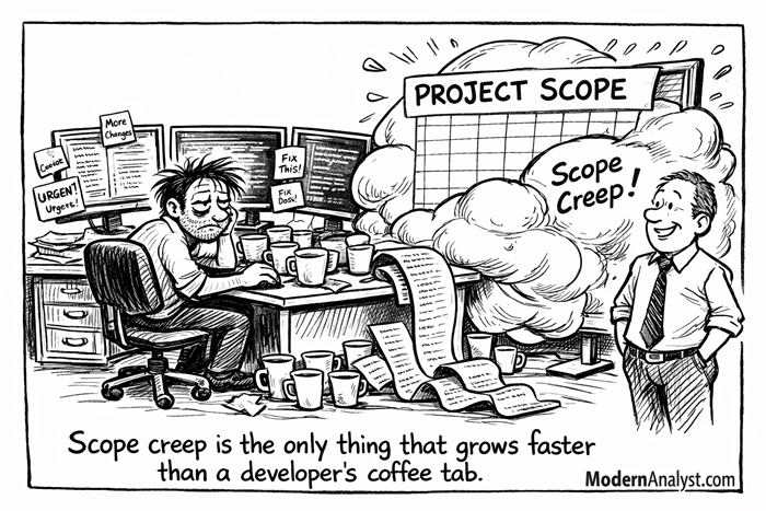 Scope creep is the only...